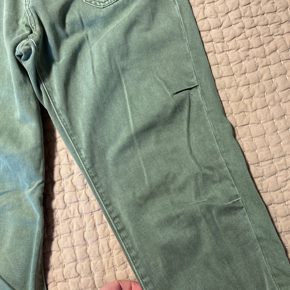 VERVET By FLYING MONKEY Barrel Style Sage Green Joggers - Picture 4 of 9